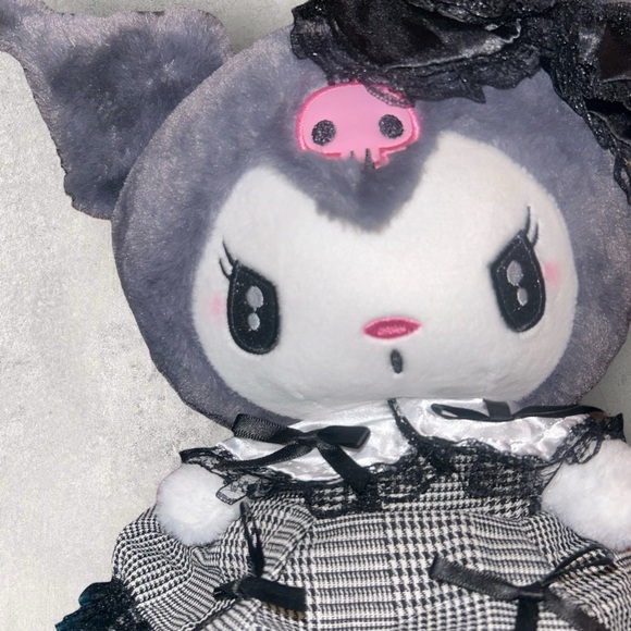 Sanrio Secret Melokuro Series Gothic Kuromi Plush Doll MeloKuro - Picture 9 of 9